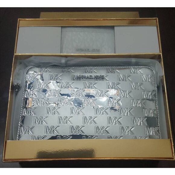 BNIB~MICHAEL KORS Jet Set East West Crossbody Bag w/Card Holder in Gift Box - Picture 1 of 9